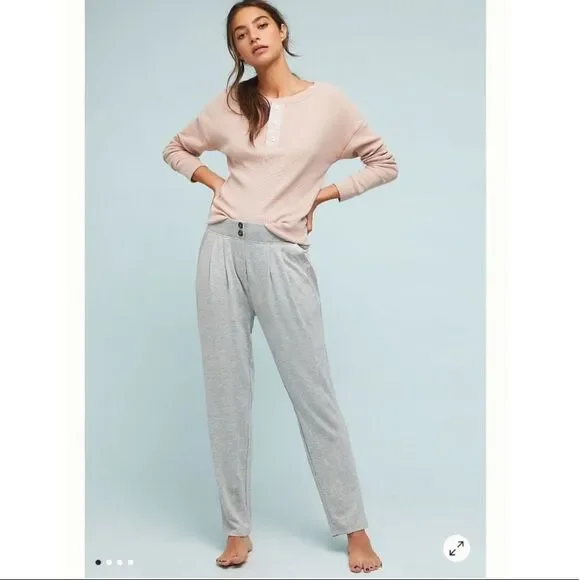 NWT Anthropologie High-Waisted Soft Jersey Pants - Picture 1 of 4